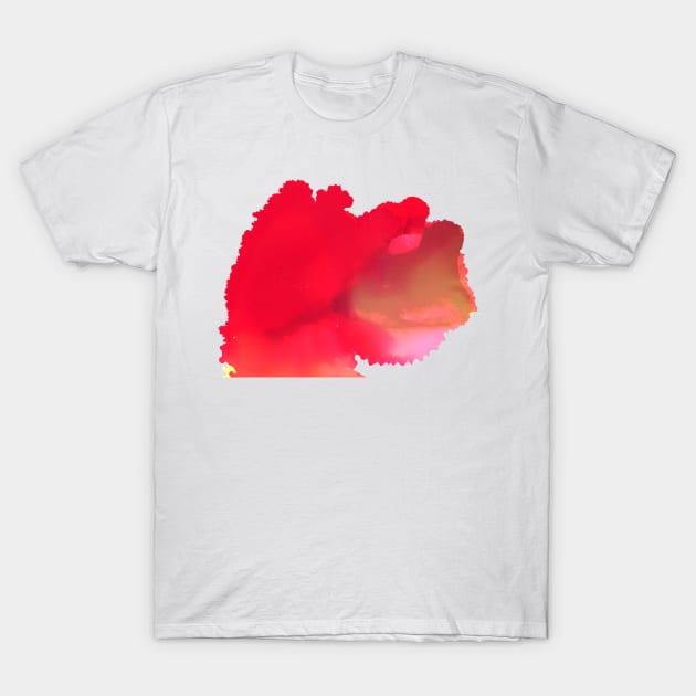 blood splatter ink T-Shirt by Newtegan